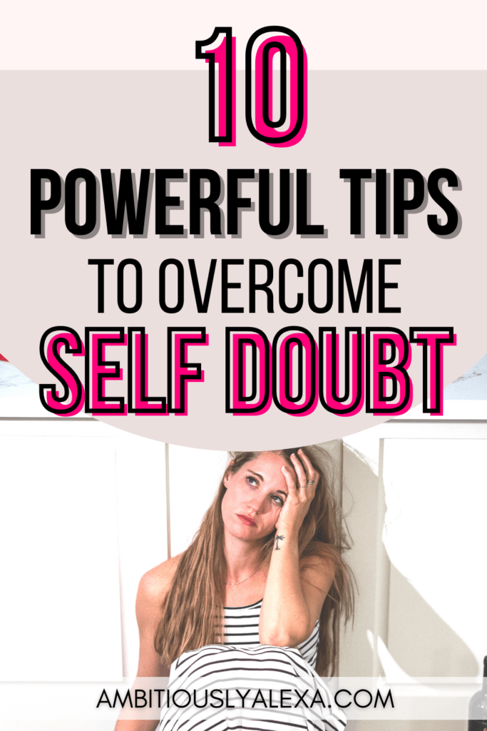 overcome self doubt at work