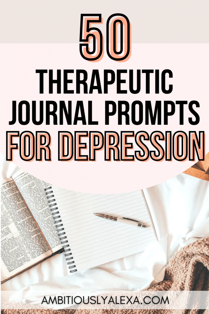 journal prompts for depression depression journal template
