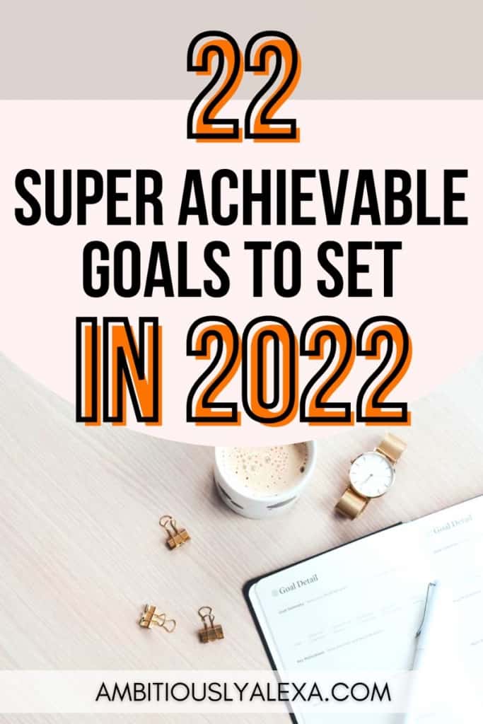 goals for 2022 list