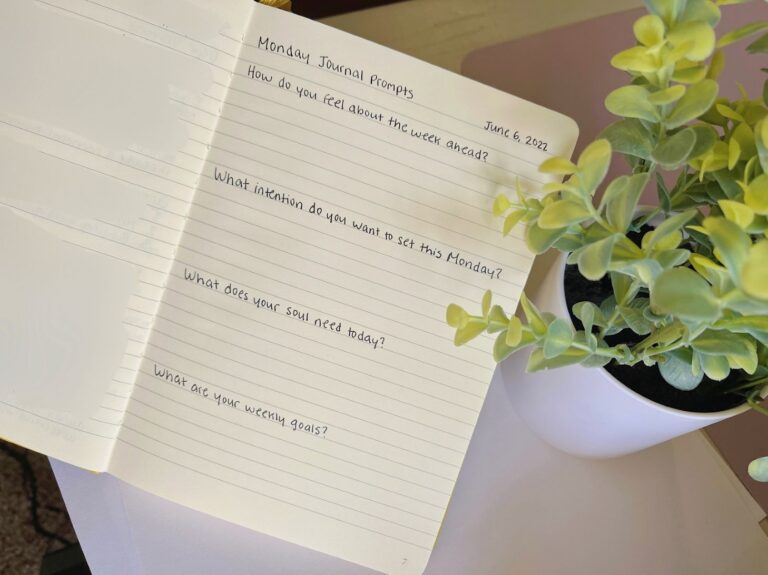 60 Monday Journal Prompts to Start Your Week With Intention