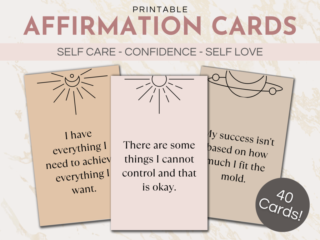 self compassion affirmations pdf