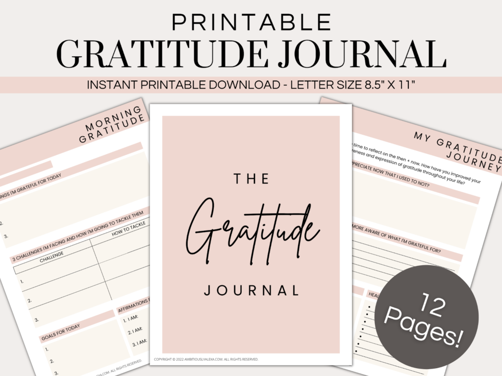 contentment journal prompts