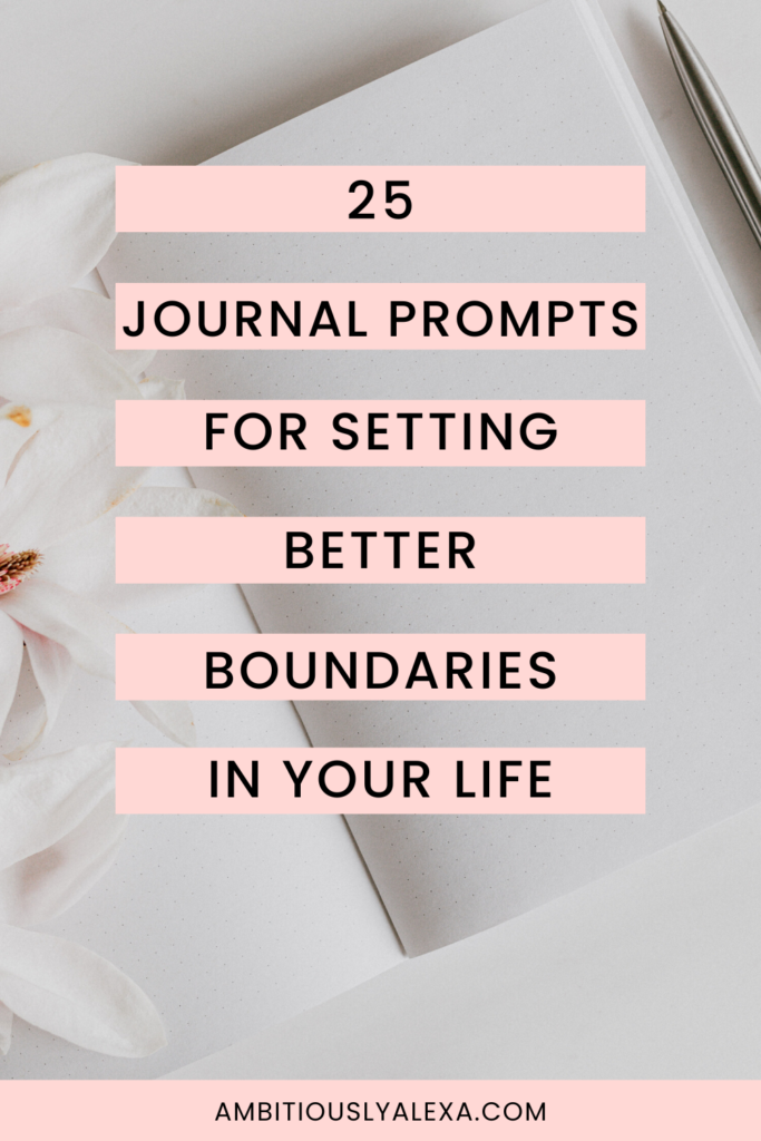 prompts for setting boundaries