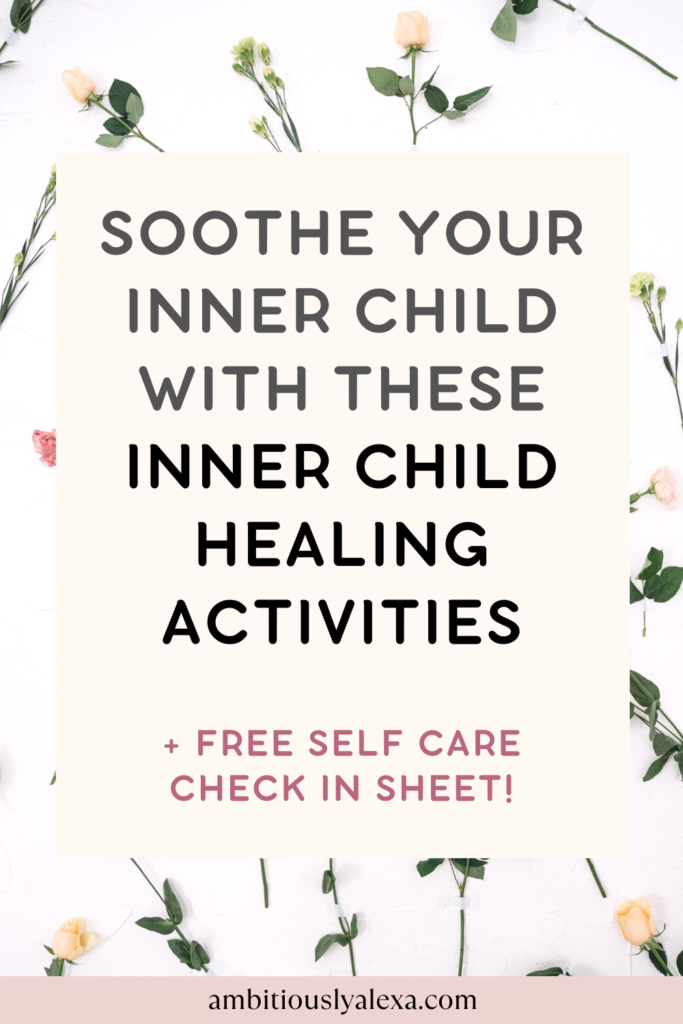 inner child worksheets for adults