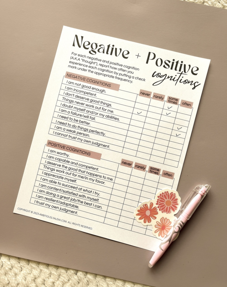 33 Best Therapy Worksheets for Adults (PDF Bundle!) - Ambitiously Alexa