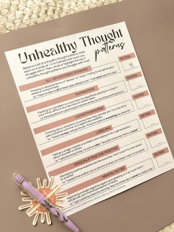 33 Best Therapy Worksheets for Adults (PDF Bundle!) - Ambitiously Alexa