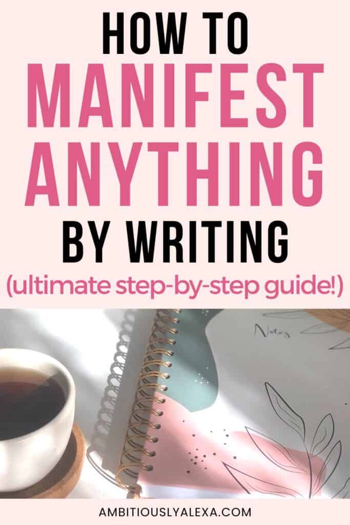 how to write a manifestation for love