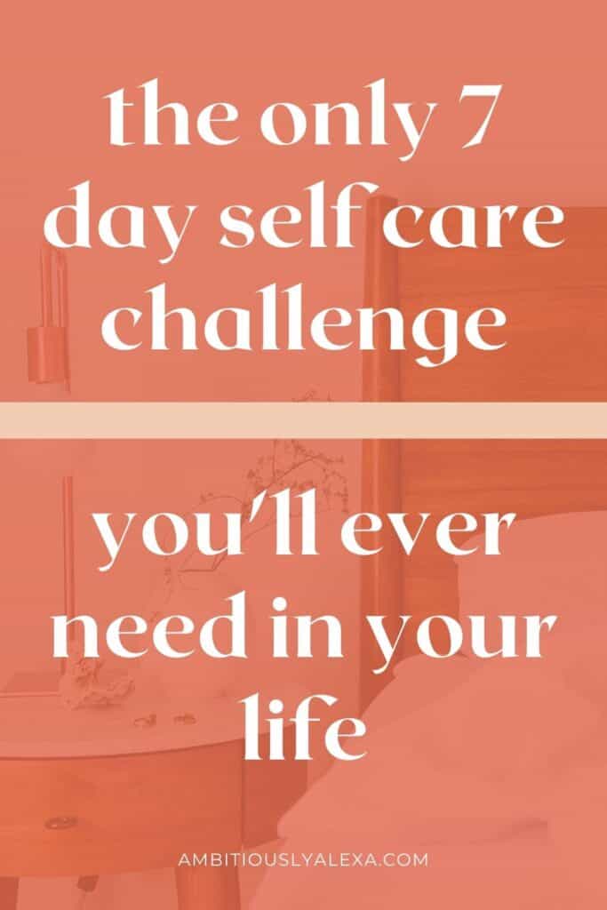 self care challenge for moms