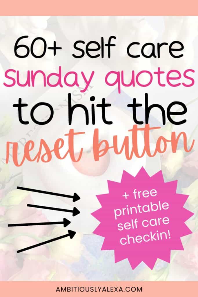 self-care sunday hashtags