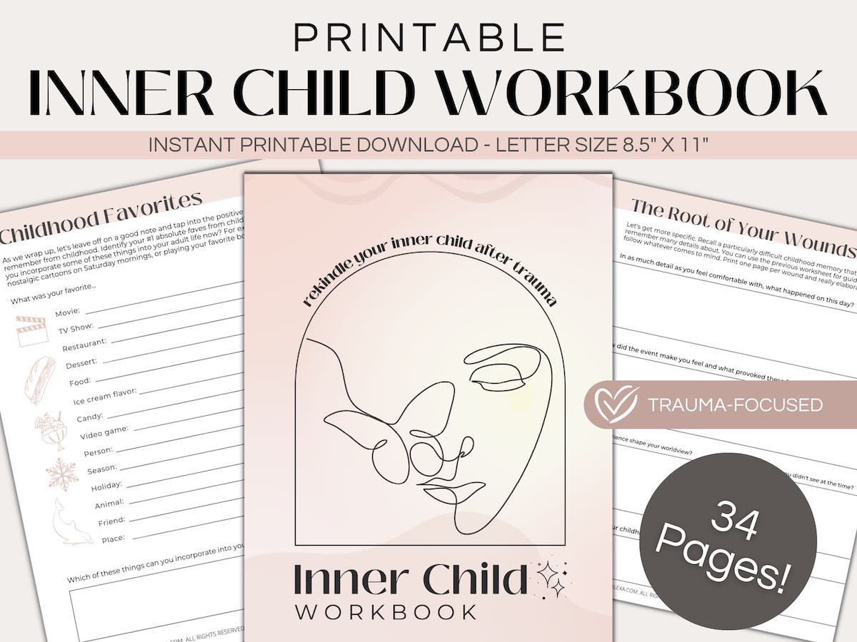 30+ Inner Child Worksheets for Healing and Happiness - Ambitiously Alexa