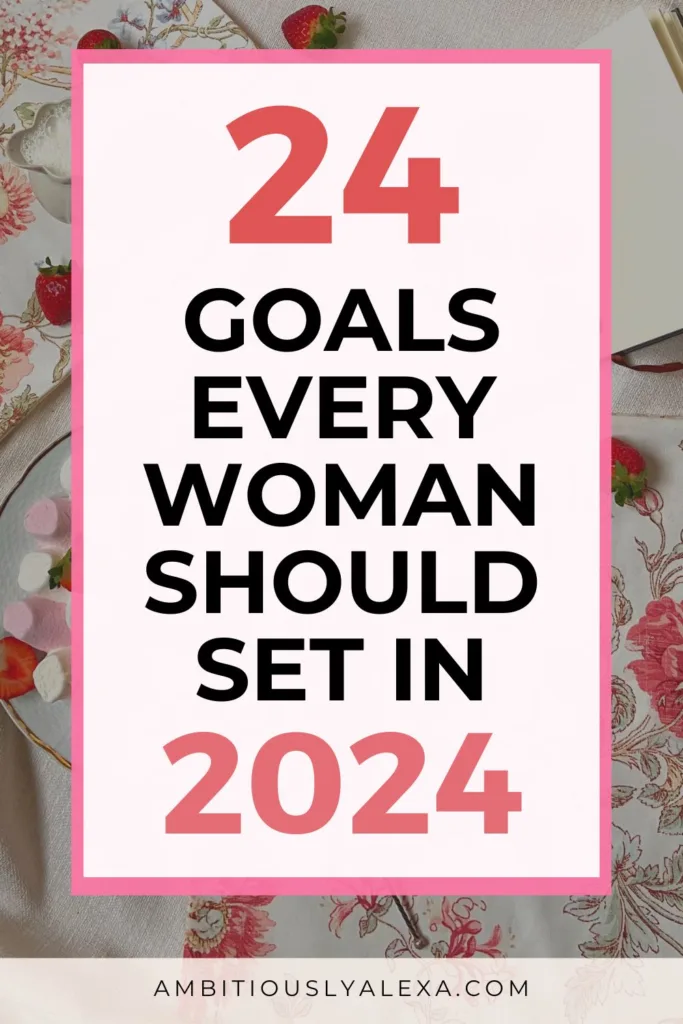 2024 goals template